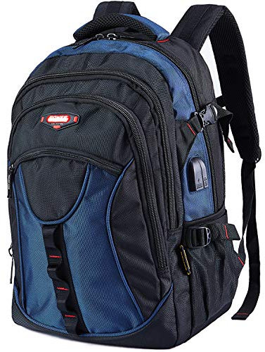 POWER KING Hiking Backpack 30L, Lightweight Casual Backpack for Men Women, Outdoor Travel Daypack for Camping Mountaineering Walking Cycling Climbing Sport, Blue