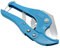 Coupe-tube en plastique super tool - 42 mm - Pour tuyau et tube - Pour PVC, PEX, PE et PPR, bleu