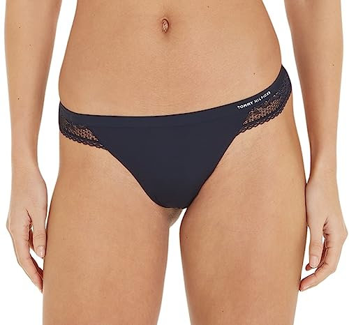 Tommy Hilfiger Perizoma Donna Tanga, Blu (Desert Sky), L