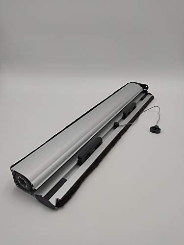 Kit zanzariera avvolgibile in alluminio per finestra da 39 mm (1200 x 1200 mm, argento)