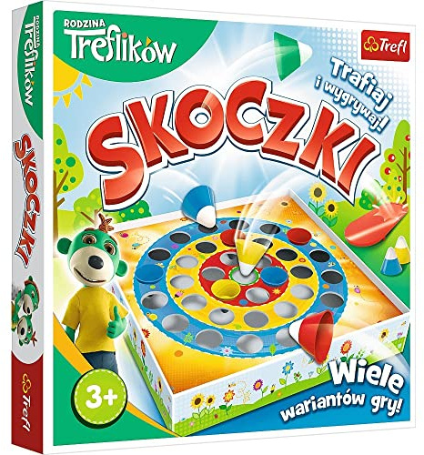 Trefl Springen Familie Geschicklichkeitsspiel mit Helden Märchen Familie Treflik für Kinder ab 3 Jahren