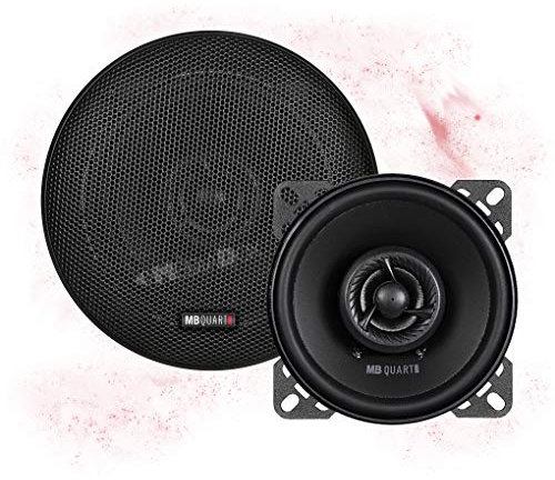 Mediadox 10cm/100mm Auto Lautsprecher/Boxen/Speaker Set von MB Quart (QX100) kompatibel mit A.UDI/C.hevrolet/Daihatsu/Mitsubishi/N.issan/Citroen