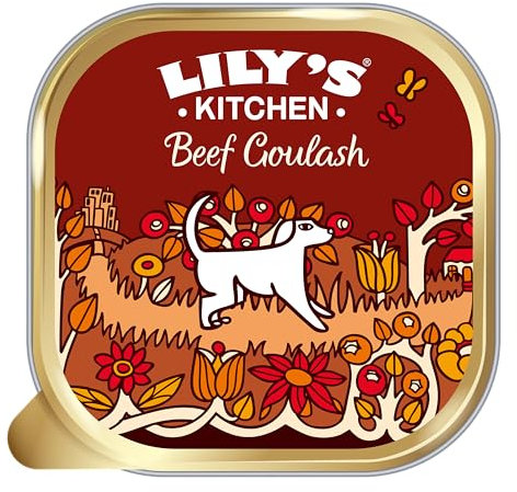 Lily's Kitchen Made with Natural Ingredients Beef Goulash Adult Wet Dog Food 10 x 150g