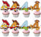 Reach four the sky cupcake toppers