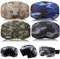 Civaner 4 Stück Ski- und Snowboardbrillen-Abdeckung, Schutzhülle aus Mikrofaser, Schutzgläser, Kratzer, Staubschutz für Reisen (Camouflage-Stil)