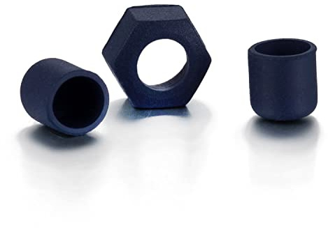 Gummi-Uhren-Druckknopf-Abdeckung, Krone für Audemars Piguet ROO Royal Oak Offshore 42 mm/37 mm Chronographie-Uhrenteile, Farbe: Blau.