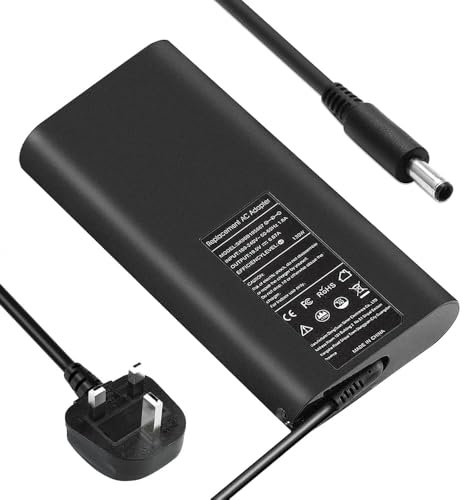 130W Laptop Charger for Dell XPS 15 7590 9530 9550 9560 9570 Precision M3800 5510 5520 5540 HA130PM130 DA130PM130 Power Supply Cord(4.5 * 3.0mm)