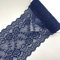 15cmx10m Elastizität Spitzenborte Spitzenband Spitzenbordüre Zierband Spitze Blume Borte für Handwerk Dessous Hochzeitskleid Hochzeit Dekor,DIY Basteln,Tischdeko,Marine