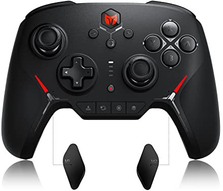 BIGBIG WON Switch Controller Wireless, Bluetooth Wired Dual Mode Game Controller für Nintendo Switch/Lite/OLED, PC, Android, IOS, mit NFC/Turbo/6-Achsen-Gyro/Vibration/Wake-Up/Macro Funktion