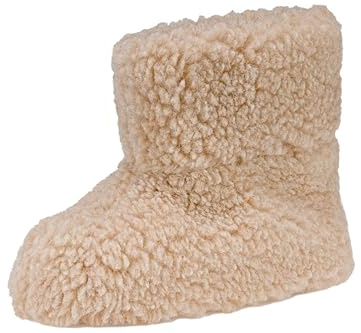 APREGGIO Hausschuhe für Herren und Damen | Äußerst Bequeme & Weiche Wollhausschuhe aus 100% Wolle | Warme Hüttenschuhe für den Winter | Hohes Modell Robuster Ledersohle
