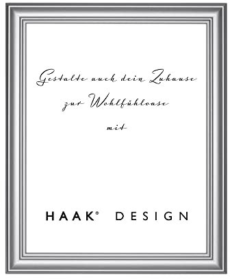 Haak Bilderrahmen Barockrahmen Luna 50x140cm Alu geschliffen (Dekor)