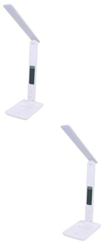 DOITOOL 2St Schreibtischlampe table sauces & condiments the office calendar bedroom Licht dimmen Nachtlicht für Kinder Augenschutzlampe Leseleuchte ewiger Kalender Leselicht Student Weiß