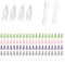 100pcs Silicone Nib Sleeves pen tips cover，4pcs Replacement Tips and 2pcs Silicone Pencil Case Compatible with Apple Pencil1/2/Pro/USB-C For iPencil Nib For iPad Pencil Accessories