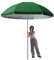 Sombrilla de Playa Ø 220 cm/240 cm, Sombrilla de Jardín Portátil, Parasol de Terraza con Poste de Acero Ajustable en Altura, Impermeable Proteccion UV(Bleu,240cm/8ft)