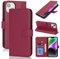 Zouzt for iPhone 14 Wallet Case with Card Holder iPhone 13 Case Wallet for Women Men, Magnetic Snap PU Leather Flip Folio Durable Kickstand Shockproof Phone Case for iPhone 14/13 6.1, Red