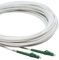 Conectra® - Cavo patch in fibra ottica blindato | OS2 | 9/125µm Singlemode | Simplex | LC/APC su LC/APC | bianco | ideale per reti domestiche FTTH | Cavo in fibra ottica LC/LC (lunghezza 40 m)