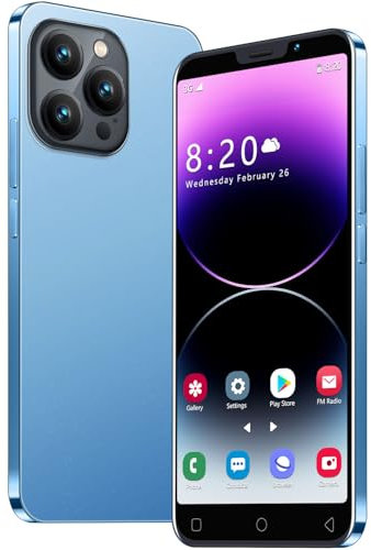 Mobile Phone of the Day Offer, 5.0 IPS Display, Dual SIM, 16GB ROM, Dual Cameras, Support:Wifi,GPS,Bluetooth,Face ID Cheap Phone (JtQ15P-Light Blue)