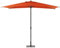 Hespéride - Parasol droit rectangulaire inclinable loompa ambre 3 x 2m en aluminium et polyester