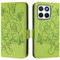 Custodia per Honor X8C 4G Cover Portafoglio [Blocco RFID] in PU Pelle Tasca Carte Antiurto Stand Magnetica Flip Protettiva Cover di Con Slot per Honor X8C 4G Case, Verde