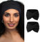 Yyyuluo 2 Stück Haarband Stirnband Damen Extra Breit Haarbänder Headband Elastische Haarreifen Yoga Sport Haarschmuck Damen (Schwarz 2er Pack)