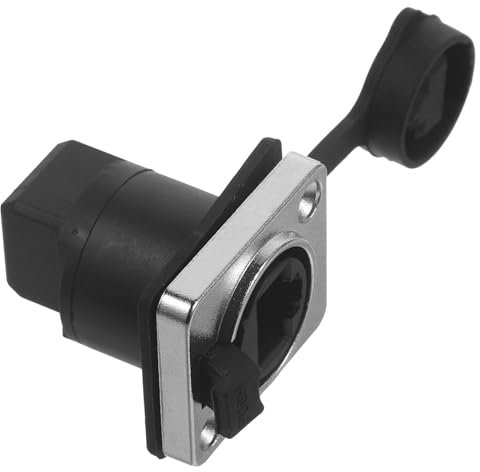 VALICLUD Ethernet Panelmontage Adapter Wasserdichter Schottanschluss für Einfache Installation Engen Räumen für Netzwerkingenieure Perfektes