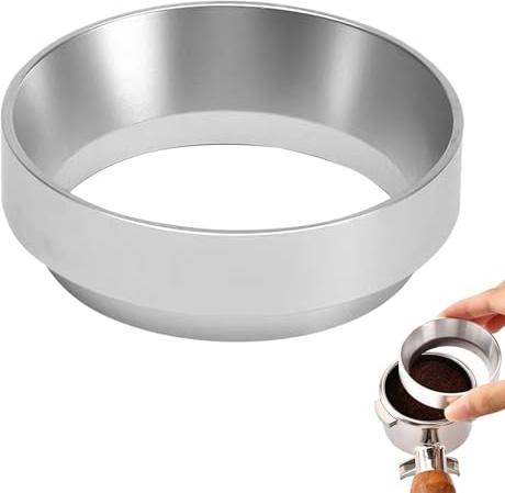 VBSYUYQ 51mm Magnetic Dosing Funnel Aluminum for Espresso Portafilter | 1 piece 51mm magnetic aluminum dosing funnel, for espresso portafilter anti-spill home coffee barista daily accessory