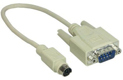 Serieller Mausadapter 9pol Stecker an PS/2 Stecker