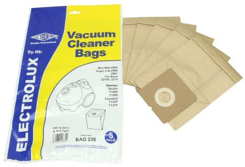 Electruepart - Juego de 5 bolsas para aspiradora Electrolux Minimite tipo E67