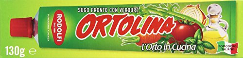 Ortolina. Sauce de tomate avec des legumes. 10 tube, chaque 130 gr.