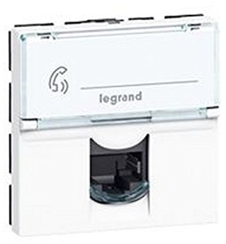 Legrand 0 765 65 RJ-45 Color blanco - Toma de corriente