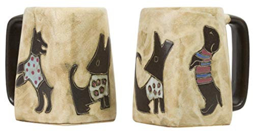 Mara Stoneware Mug - Dogs 12 oz.