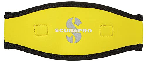 SCUBAPRO – Neoprenhülle für Maskenband, 24.700.050, gelb - schwarz und gelb