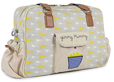 Pink Lining Wickeltasche Yummy Mummy Garden Birds