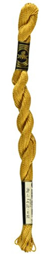 DMC 115 5-783 Pearl Cotton Thread, Medium Topaz, Size 5
