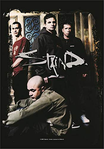 Heart Rock Flagge Original Staind Group, Stoff, Mehrfarbig, 110 x 75 x 0,1 cm