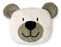 Efie Dinkel-Wärmekissen Teddy grau – 100% Bio-Baumwolle (kbA) & Dinkelkorn-Füllung – ca. 20 x 20 cm – GOTS-zertifiziert – handgefertigt in Deutschland
