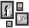 4er-Set Bilderrahmen Dunkelbraun Landhaus-Stil shabby-chic je einmal 10x10, 10x15, 20x20 und 20x30 cm inkl. Zubehör/Fotorahmen