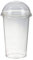 50 Stk. Smoothiesbecher Dessertbecher + Domdeckel 500 ml Ø95mm, PET, glasklar