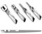 Skalpell Set, Halter und 20x Klingen, Fußpflege Hohlmeißelklingen, Mediklingen Kosmetex, Hohlmeißelskalpell