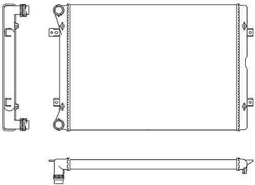 Hella 8MK 376 901-101 Radiator for Engine Cooling