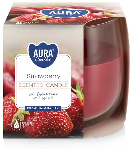 Viscio Trading Duftkerze im Glas, Erdbeere