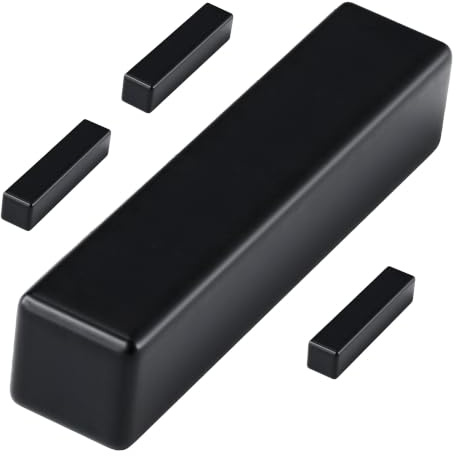 Master Magnetics Ferrit-Kuh-Magnet – 7,6 cm Länge, 1,7 cm Breite, 1,7 cm Höhe, schwarze Pulverbeschichtung, 4 Stück, COW-SCM7CX4BX