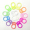 Silicone Adapter Ring for Button-Style MAM NUK Baby Pacifier Ribbon Clip (Blue)