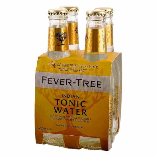 Fever-Tree Premium Indian Tonic Water 4 Bottles, 200 ml