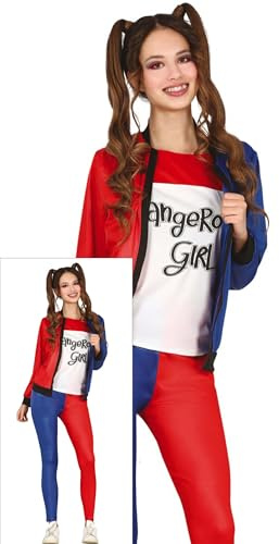 FIESTAS GUIRCA Kostüm Set Comic-Bösewicht für Karneval, Halloween, Party