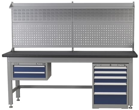 Sealey API1500COMB02 1.5m Complete Industrial Workstation & Cabinet Combo