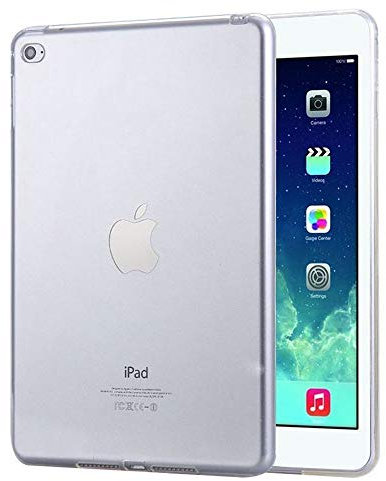 REY Funda Carcasa Gel Transparente para iPad Air 2 / iPad 6, Ultra Fina 0,33mm, Silicona TPU de Alta Resistencia y Flexibilidad