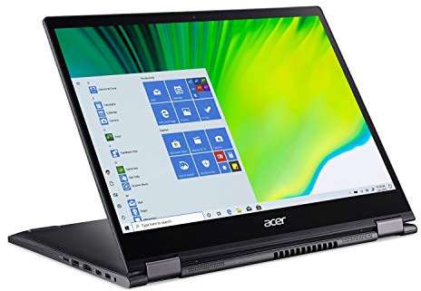 Acer Spin 5 Convertible Laptop, 13.5 2K 2256 x 1504 IPS Touch, 10th Gen Intel Core i7-1065G7, 16GB LPDDR4X, 512GB NVMe SSD, Wi-Fi 6, Backlit KB, FPR, Rechargeable Active Stylus, SP513-54N-74V2