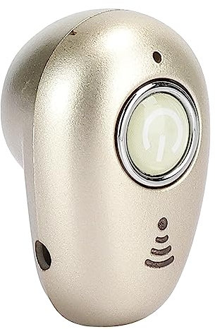 Mini Auricular inalámbrico Bluetooth, Auriculares ergonómicos en la Oreja Auriculares Manos Libres Monoaural Mini Auriculares Deportivos Bueno para Conducir/Deportes/Negocios, etc.(Oro)