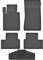 Fußmatte Fahrerseite für BMW 3er E46 1998-2006 Gummi Gumimatten